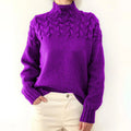 Damen Strickpullover elegant warm weich geschnitten – Callie