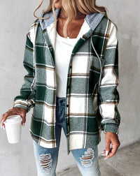 Gemütlicher Hoodie mit Kapuze und Muster – Susanne