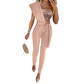 Festlicher Jumpsuit Damen Elegant One-Shoulder Figurbetont - Laura