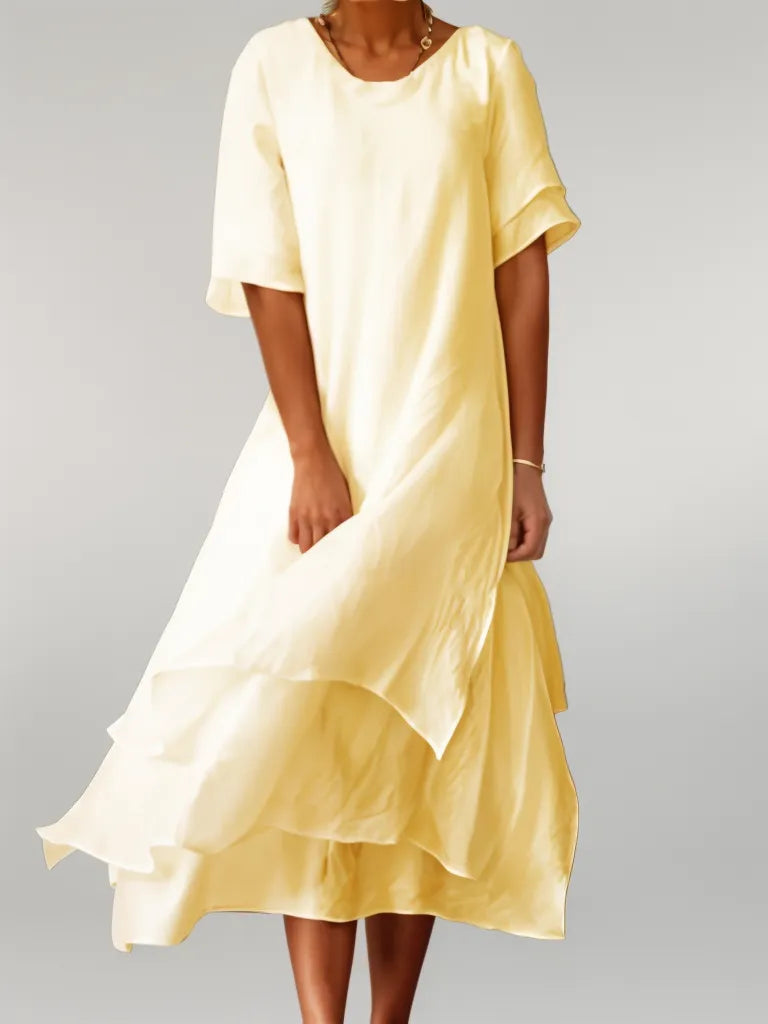 Elegantes Langkleid mit fließender Passform – Mirella