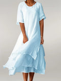 Elegantes Langkleid mit fließender Passform – Mirella