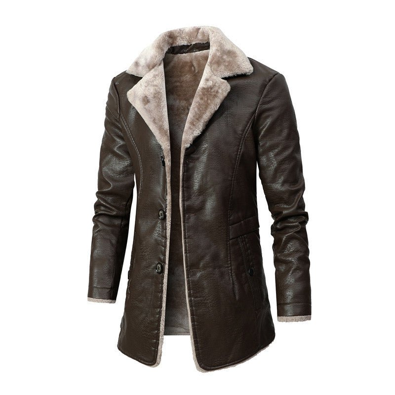 Herren Winterjacke Warm Gefüttert Alltagstauglich Robust - Leon