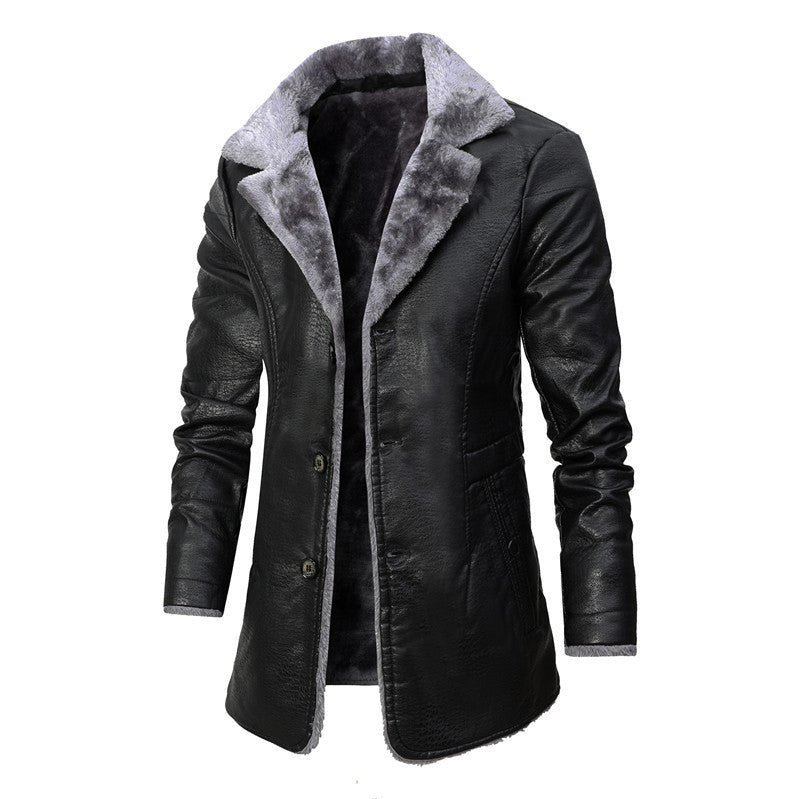 Herren Winterjacke Warm Gefüttert Alltagstauglich Robust - Leon