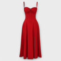 Korsett Midikleid für elegante Anlässe – Sophie