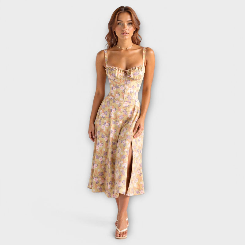 Korsett Midikleid für elegante Anlässe – Sophie