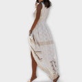 Boho Maxikleid mit A-Linie und Spitzenakzenten – Elenora