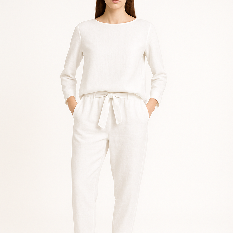 Elegantes Leinen-Set für Damen – Sofia