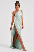 Elegantes Maxikleid mit Reißverschluss für Damen – Sophia