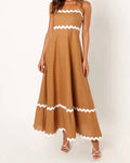 Luftiges Sommer-Maxikleid für Damen mit Komfort – Lenora