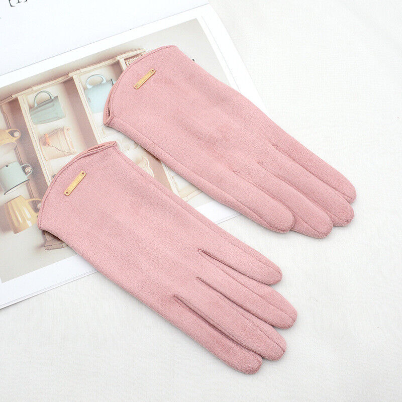 Wildlederhandschuhe mit Kaschmirfutter für Damen – Sophie