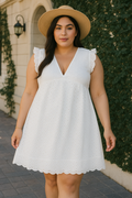 Besticktes Damen-Sommerkleid mit luftiger Passform – Emilia