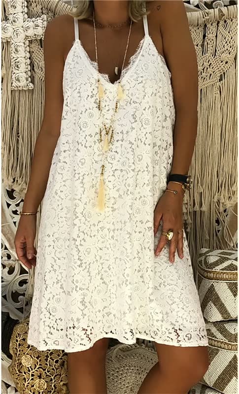 Elegantes V-Ausschnitt-Kleid für Damen – Isabella