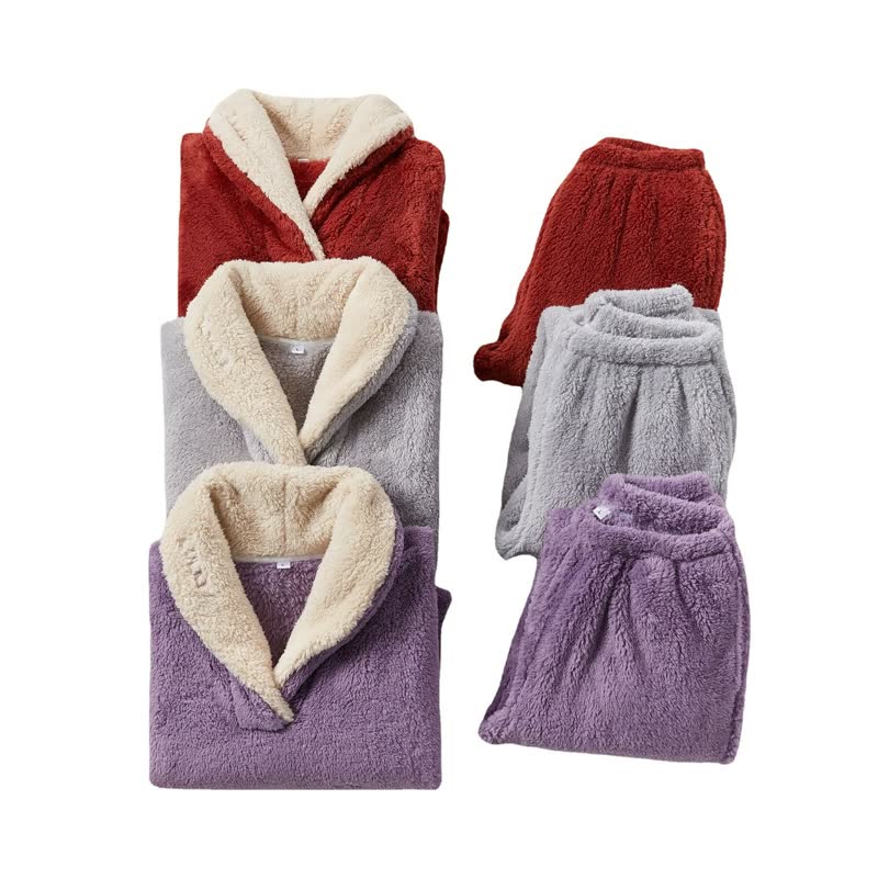 Kuschel-Pyjama Damen Warm und Bequem – Emma