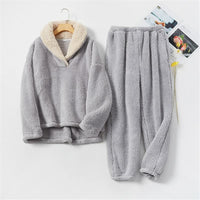 Kuschel-Pyjama Damen Warm und Bequem – Emma