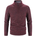 Stilvoller Herrenpullover mit Halbem Reißverschluss – SummitCraft