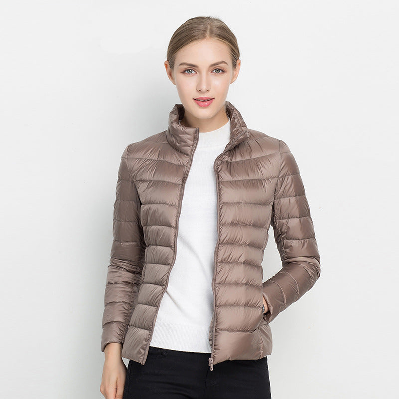 Leichte & wasserdichte Daunenjacke für Damen – Elena