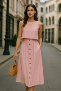 Ärmelloses Damenkleid für den Sommer – Elena
