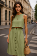 Ärmelloses Damenkleid für den Sommer – Elena