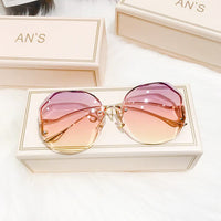 Sonnenbrille ohne Rand mit Farbverlauf & UV-Schutz – Lena