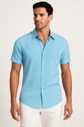 Sommerhemd Herren Kurzarm – Leicht, Elegant, Bequem – Detlef