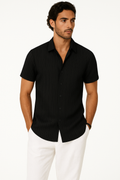 Sommerhemd Herren Kurzarm – Leicht, Elegant, Bequem – Detlef