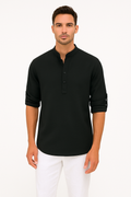 Herren Sommerhemd Slim Fit Baumwolle Atmungsaktiv – Reinhard