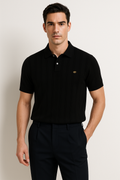 Poloshirt Herren Rippdesign Atmungsaktiv Smart Casual – Lorven