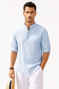 Herren Sommerhemd Slim Fit Baumwolle Atmungsaktiv – Reinhard