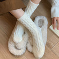 Flauschige Vintage-Trachtensocken für Zuhause – Luisa