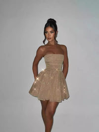 Glitzerndes Festkleid für besondere Anlässe – Sabine