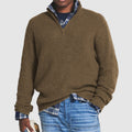 Warmer Winterpullover mit Reißverschlusskragen für Herren – Gustav