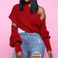 Strickpullover mit Ärmeln für Damen – Gretchen