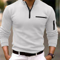 Herren-Sweater mit Viertelreißverschluss & weichem Stoff – Matteo