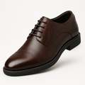 Bequeme Leder-Schnürschuhe mit Fußstütze – Leopold