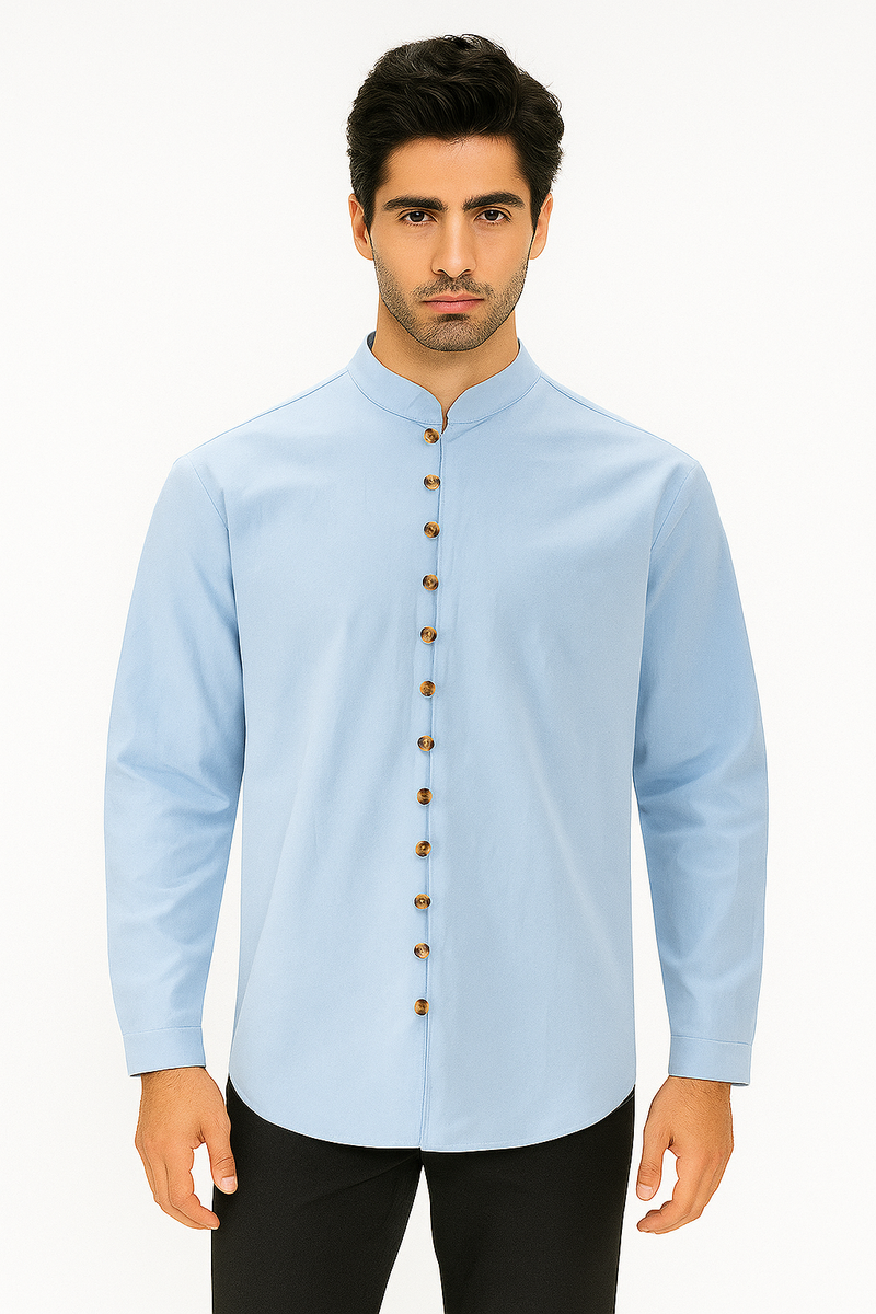 Sommerhemd Herren Leinen Langarm – Elegantes Freizeitshirt von Lenz