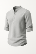 Herren Sommerhemd Slim Fit Baumwolle Atmungsaktiv – Reinhard