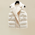 Damen Strick-Set Rollkragenpullover Weste Baumwolle Elegant Warm - Emilia
