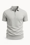 Modisches Herren-Poloshirt mit Reißverschluss – Nico