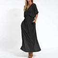 Langkleid Damen mit eleganter Passform Look – Alvanya