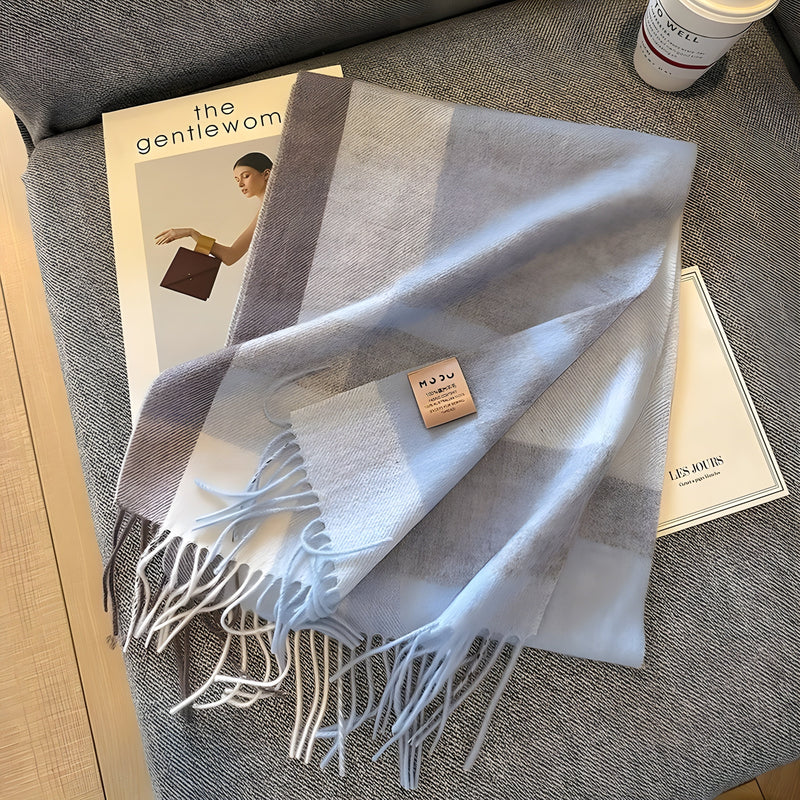 Kaschmirschal mit britischem Karomuster – elegant & warm – Isabella