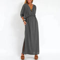 Langkleid Damen mit eleganter Passform Look – Alvanya