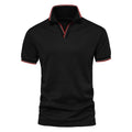 Herren Polo Shirt V-Ausschnitt Atmungsaktiv Modern – Gilvaro