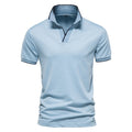 Herren Polo Shirt V-Ausschnitt Atmungsaktiv Modern – Gilvaro