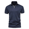 Herren Polo Shirt V-Ausschnitt Atmungsaktiv Modern – Gilvaro
