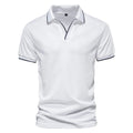 Herren Polo Shirt V-Ausschnitt Atmungsaktiv Modern – Gilvaro