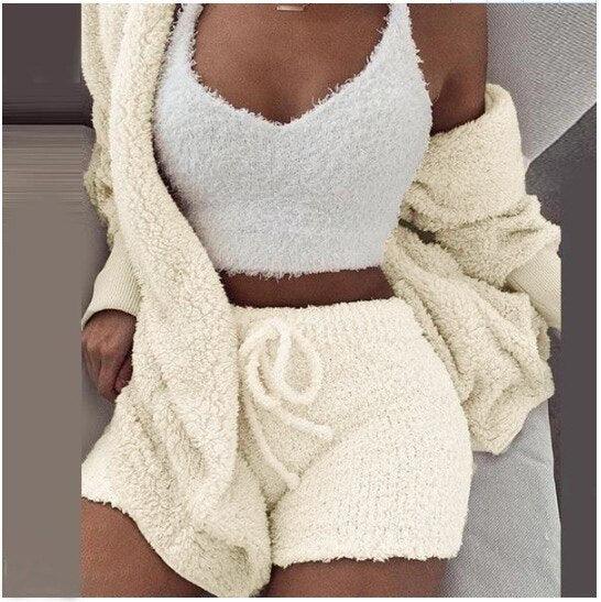 Kuscheliges Strickfleece mit Stretch für Damen – Elina