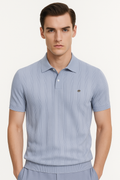 Poloshirt Herren Rippdesign Atmungsaktiv Smart Casual – Lorven