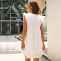 Besticktes Damen-Sommerkleid mit luftiger Passform – Emilia