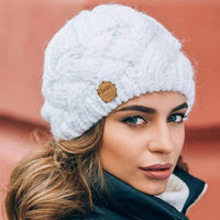 Warme Strickmütze für Damen und Herren – Lena