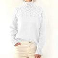 Damen Strickpullover elegant warm weich geschnitten – Callie